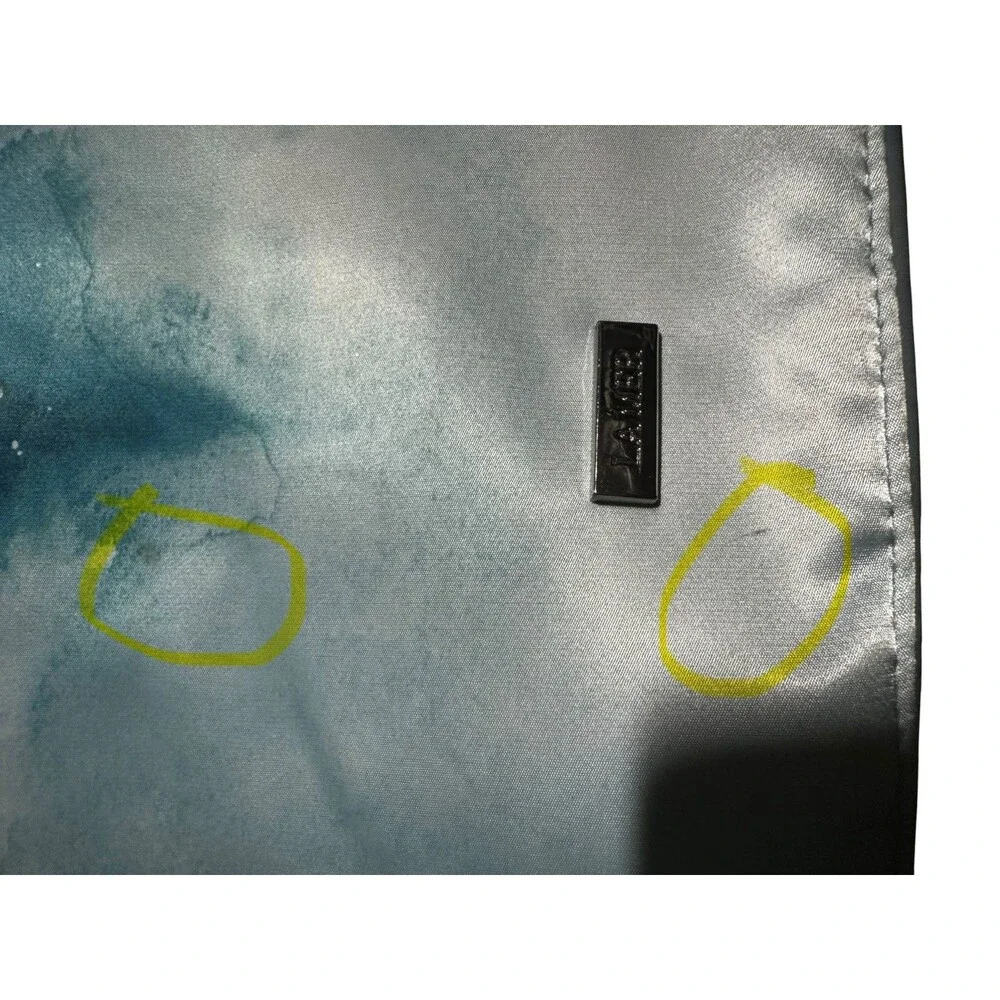 3 Lot La Mer Women's Marble, Blue & Green Travel Makeup Bag Pouch - 2 NEW